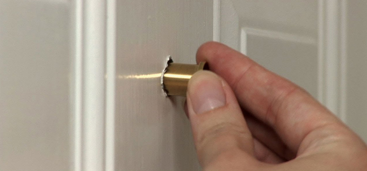peephole door repair in Rossmoor