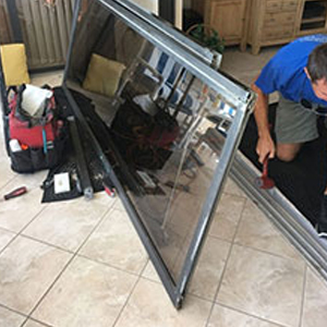sliding glass door frame repair Rossmoor